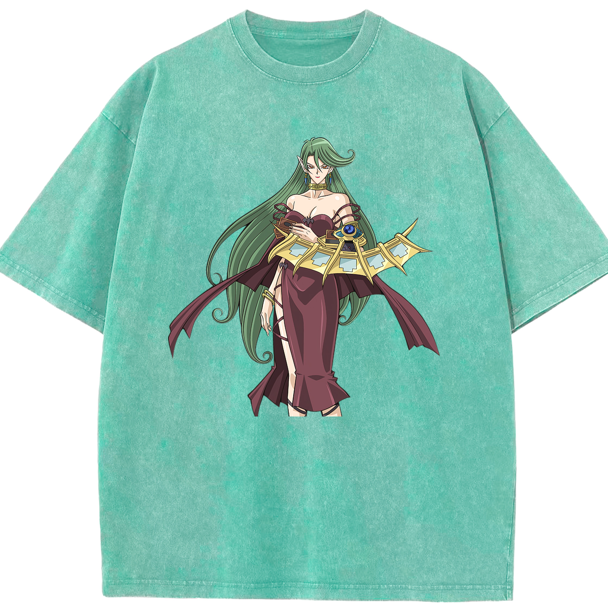 （画像用） 遊☆戯☆王 Yu-Gi-Oh! 綿100% ヴィンテージ風 半袖Tシャツ（フロントプリント）